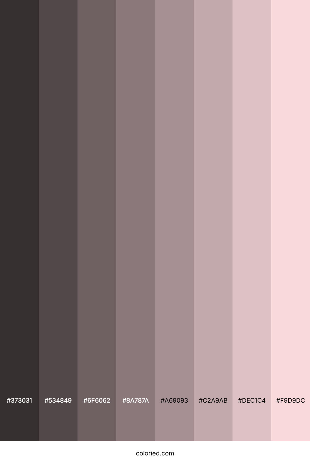 Pale Pink Color Shades