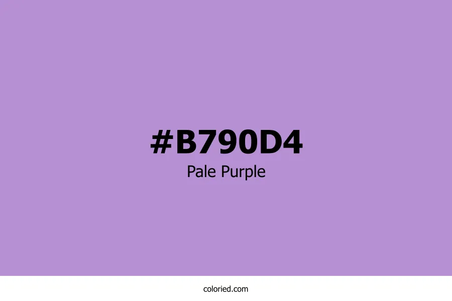 Pale Purple Color