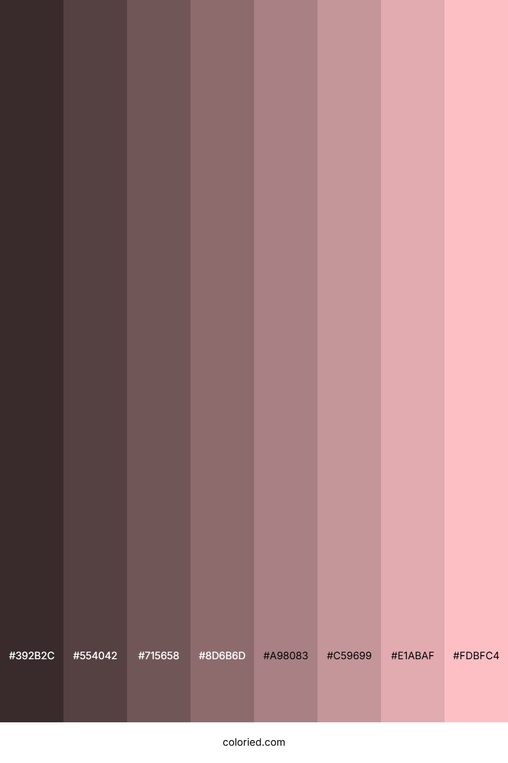 Pale Rose Color Shades