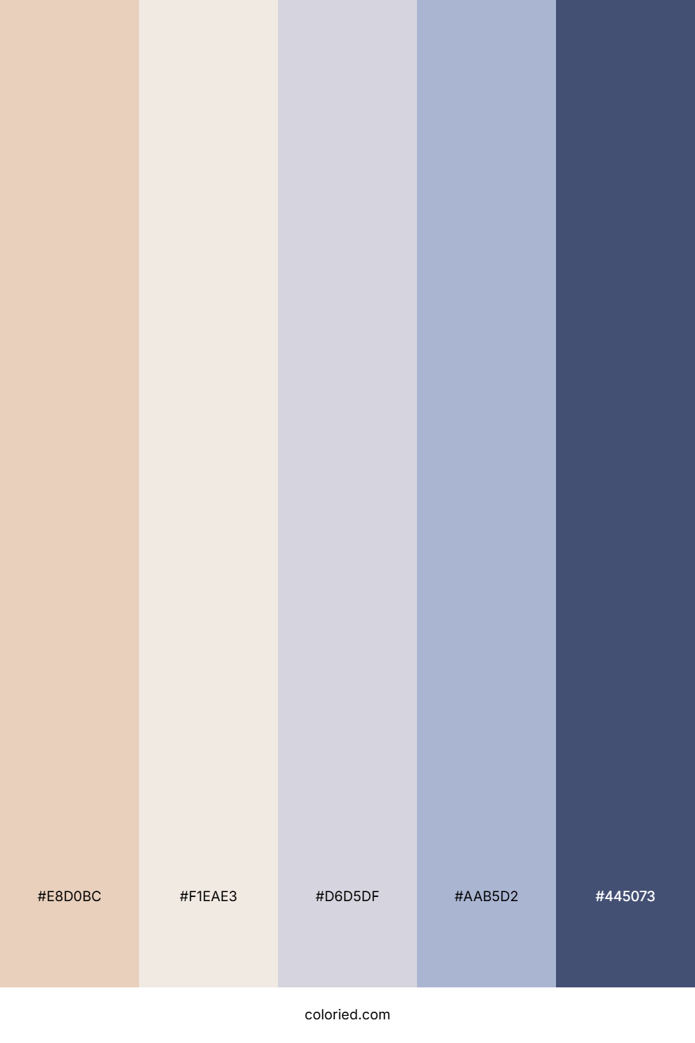 Pale Rosewood Sky Palette
