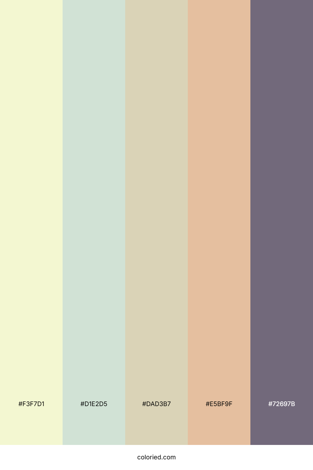 Pale Sage Horizon Color Palette