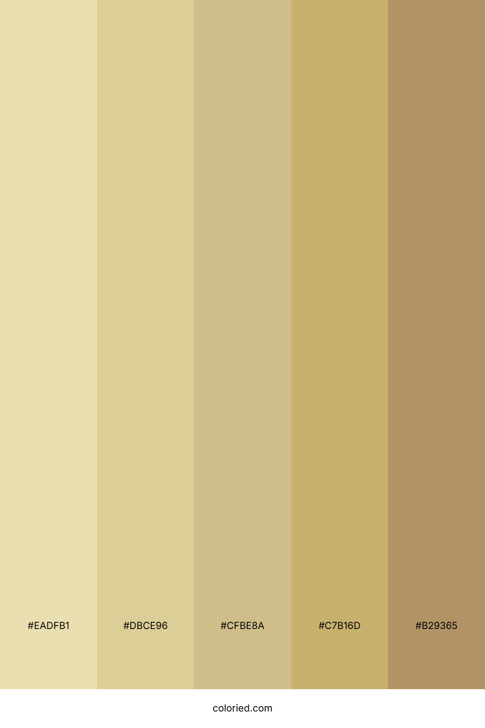 Pale Sand and Honey Color Palette