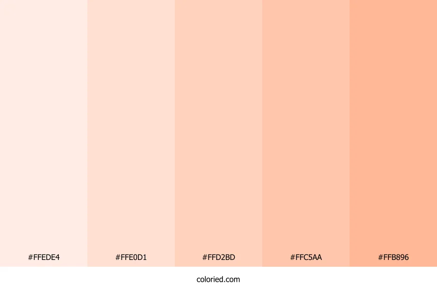 Pale Skin Tones Color Palette