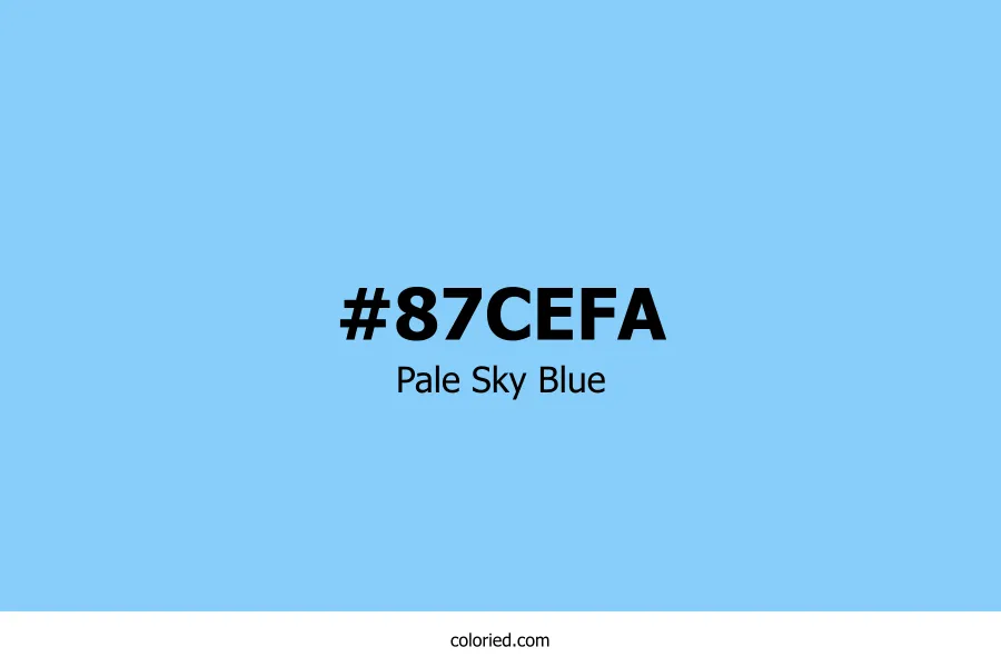 Pale Sky Blue Color