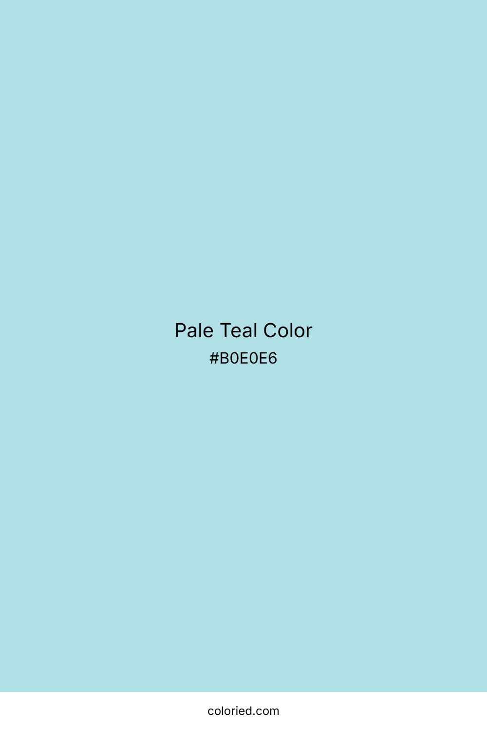 Pale Teal Color