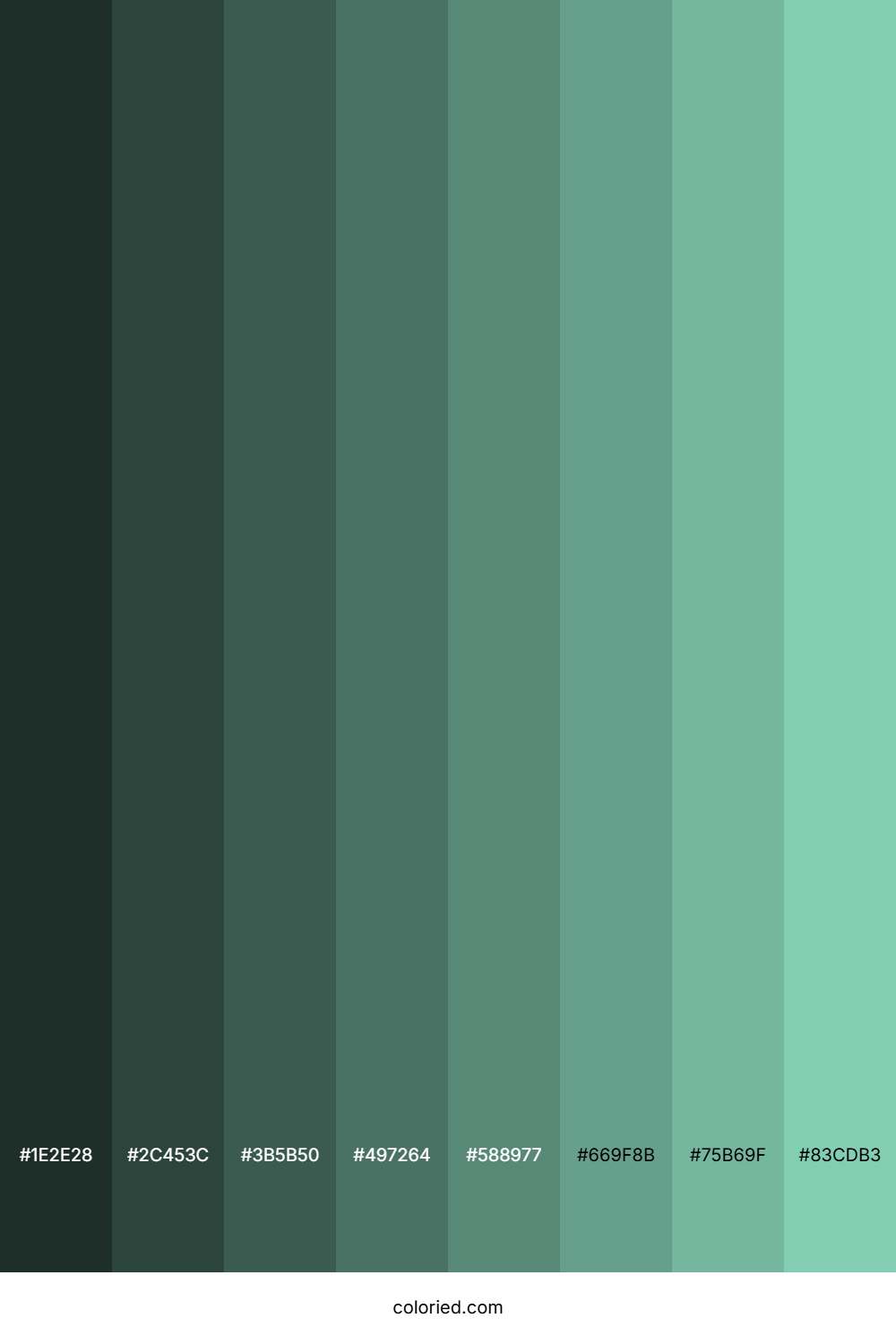 Pale Teal Shades