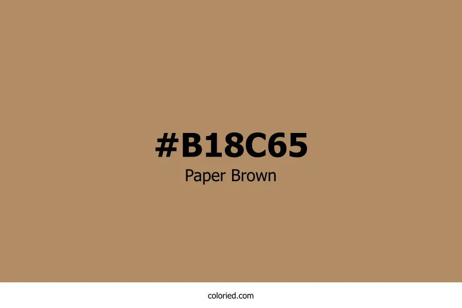 Paper Brown Color