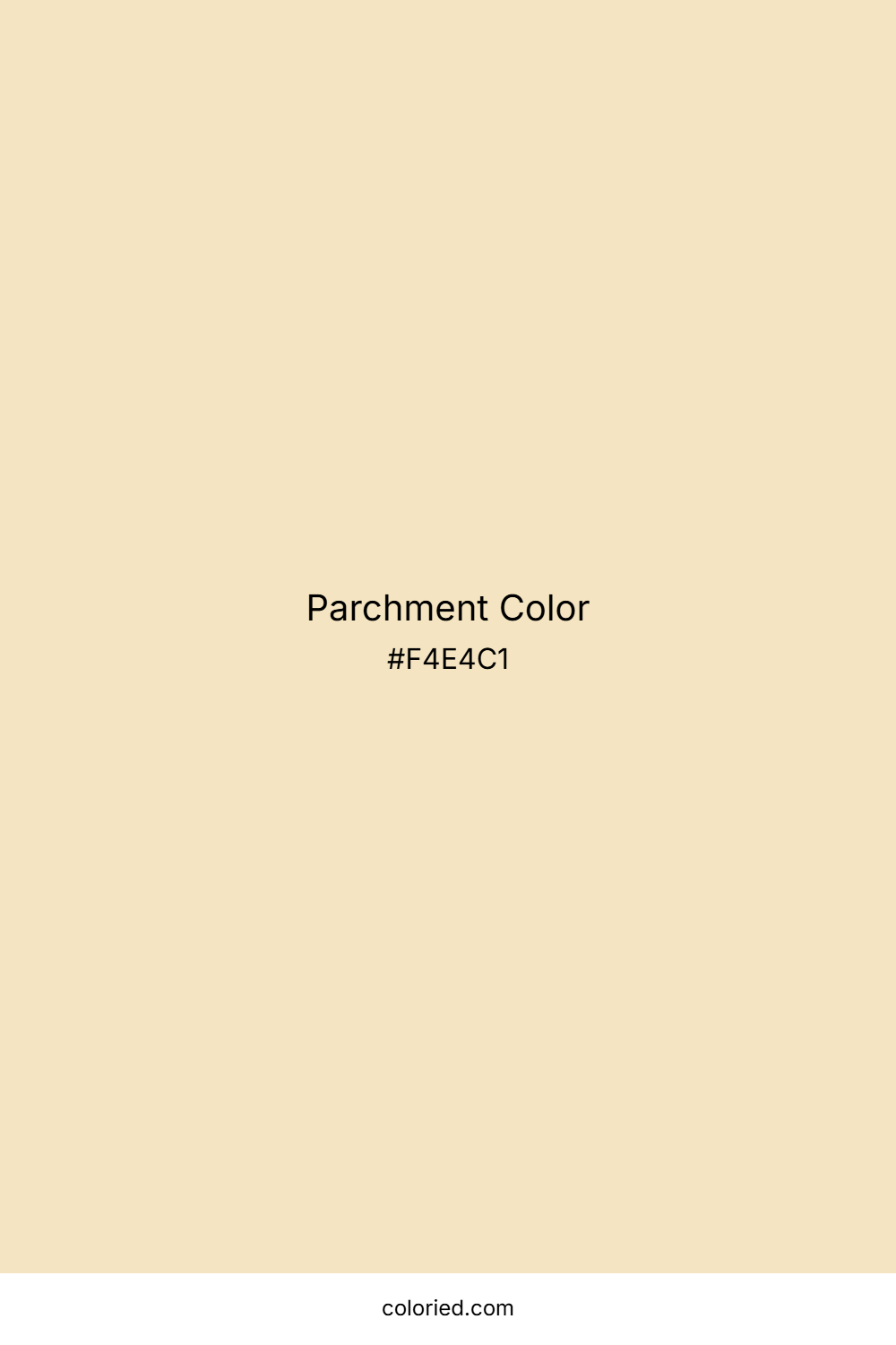 Parchment Color