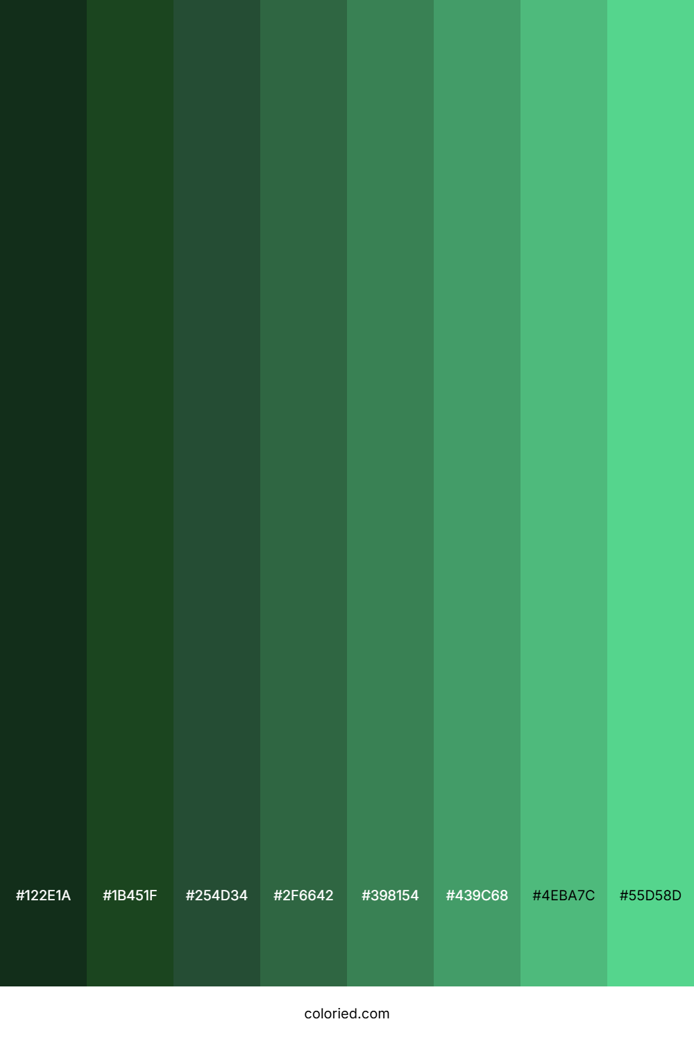 Paris Green Color Shades