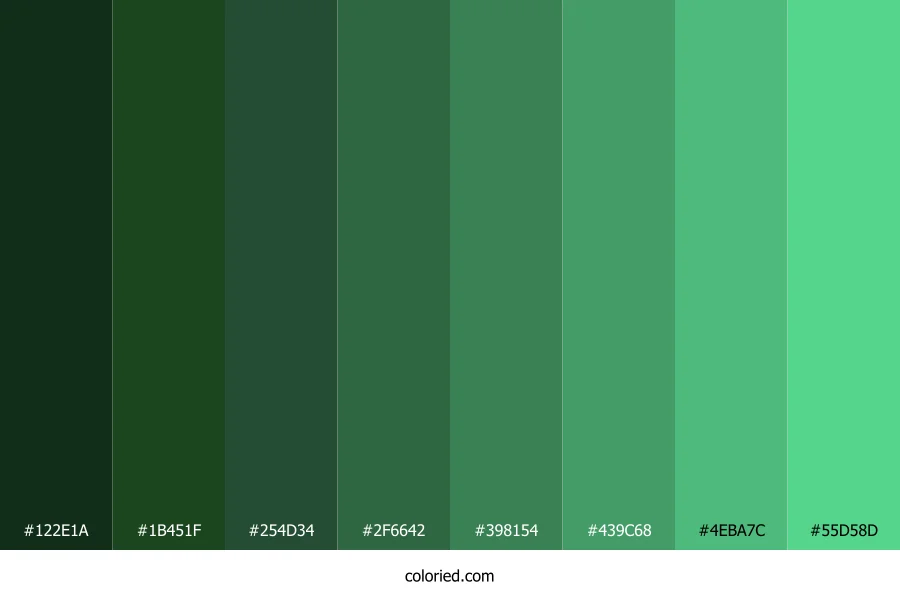 Paris Green Color Shades