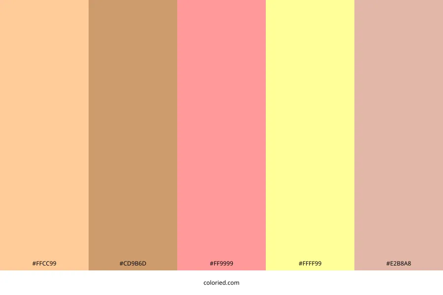 Pastel Autumn Color Palette