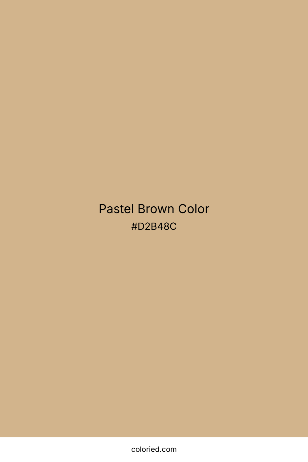 Pastel Brown Color