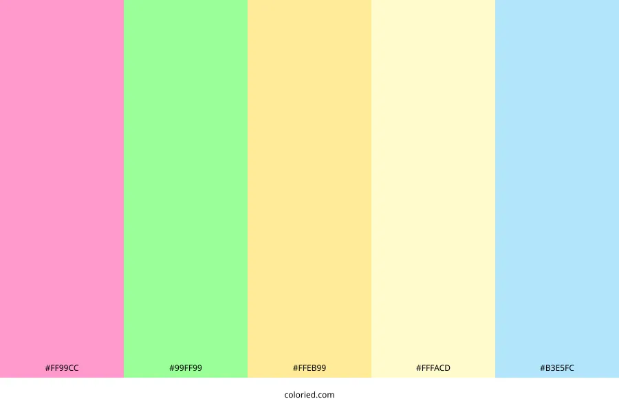 Pastel Christmas Color Palette