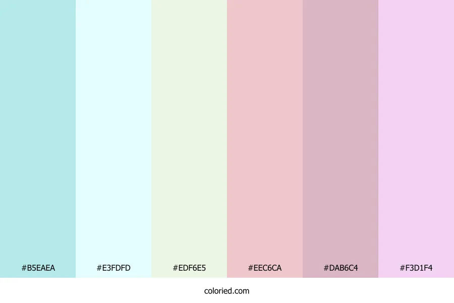 Pastel Dream Bloom Color Palette