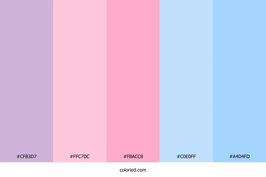 Pastel Dream Cloud Color Palette