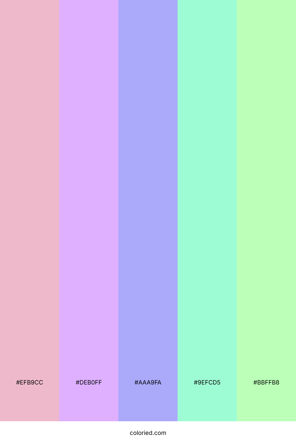 Pastel Dream Mix Color Palette