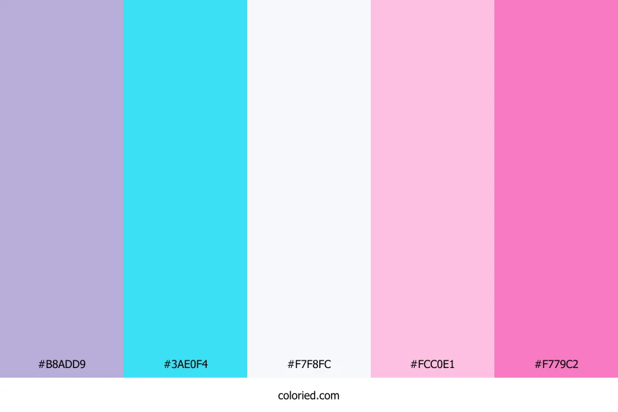 Pastel Dream Surf Color Palette