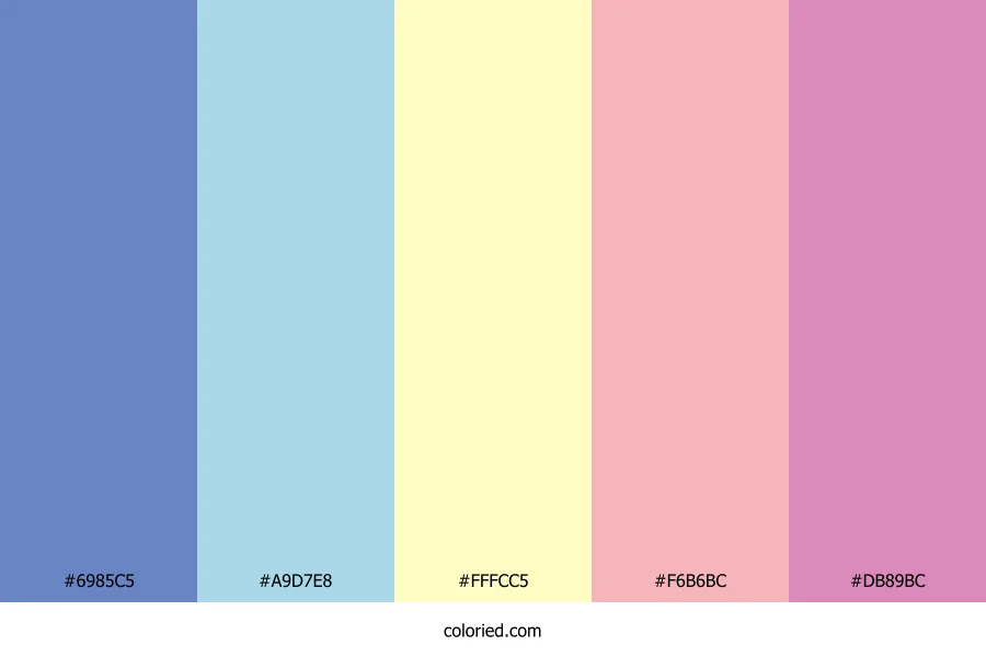 Pastel Evening Glow Color Palette