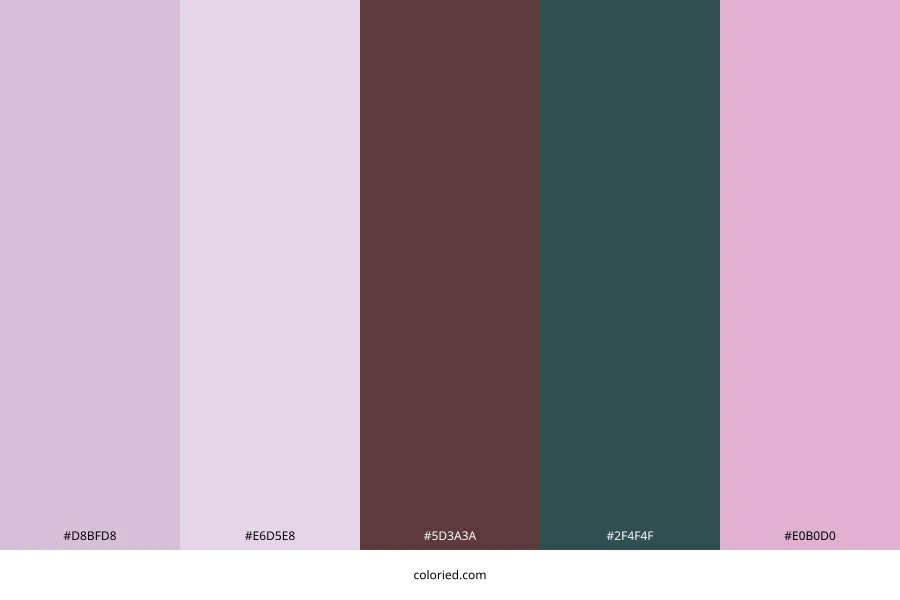 Pastel Goth Color Palette