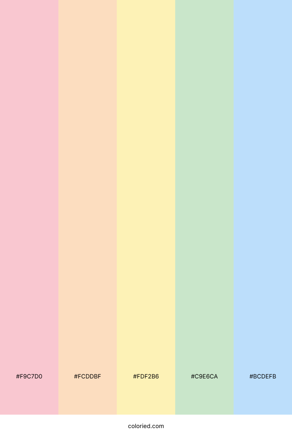 Pastel Gradient Color Palette