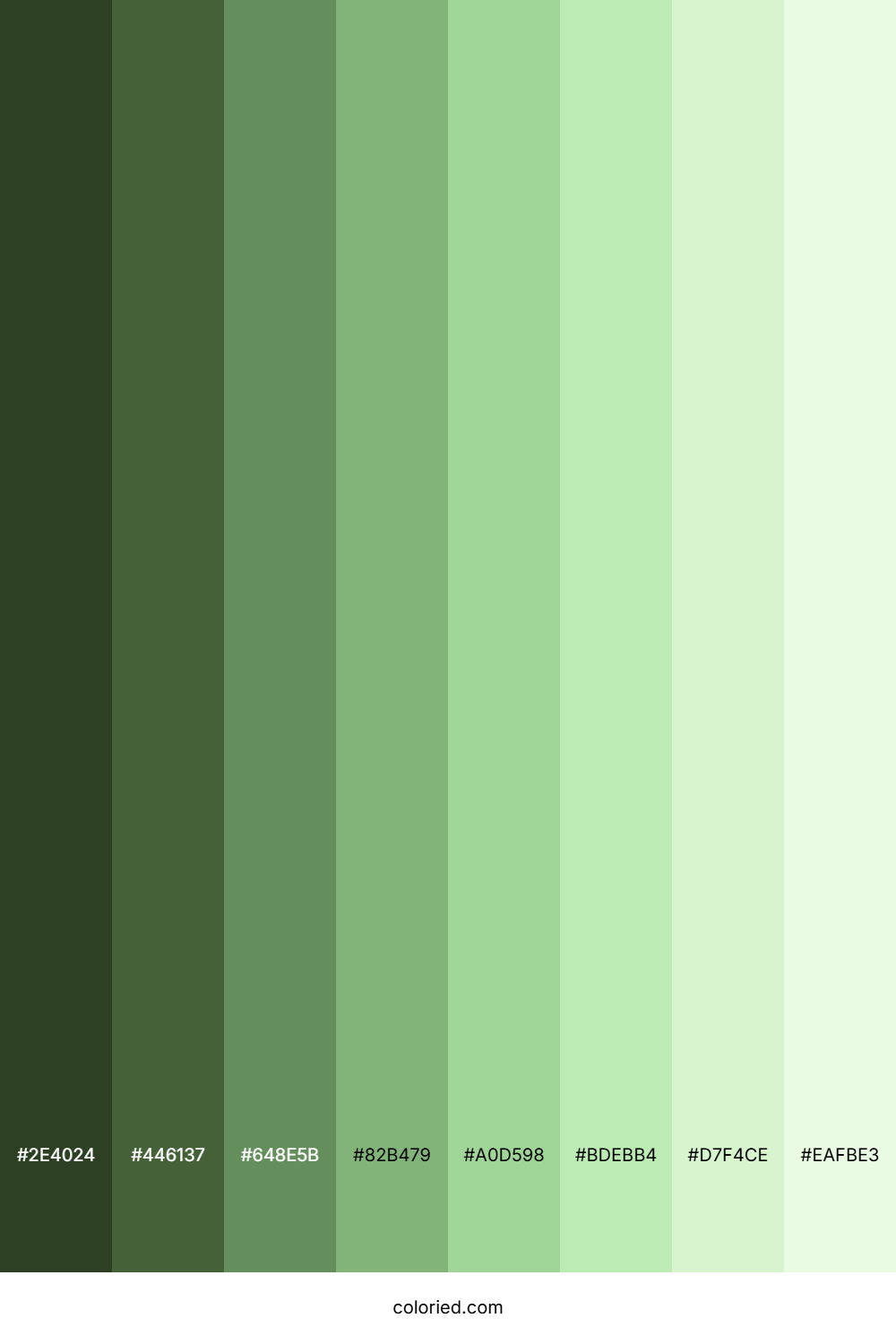 Pastel Green Shades