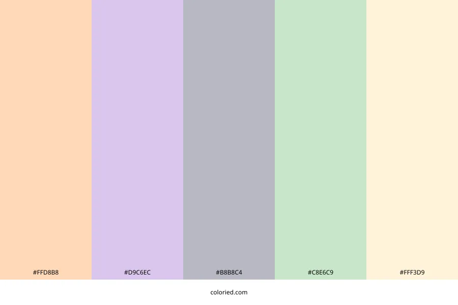 Pastel Halloween Color Palette