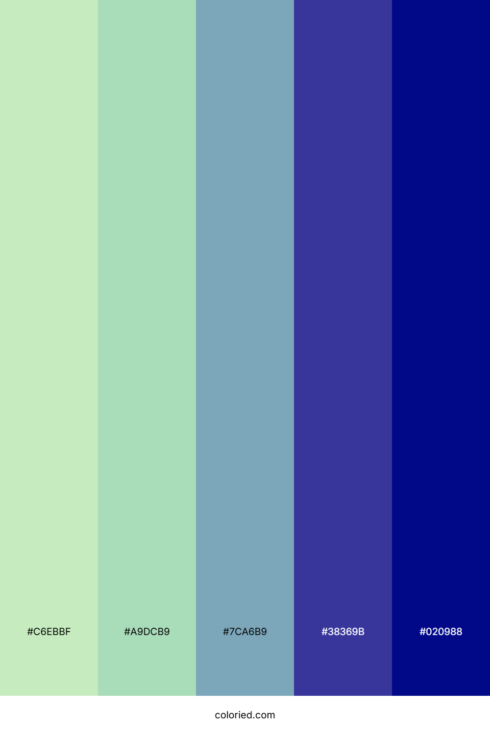 Pastel Lagoon Depth Color Palette