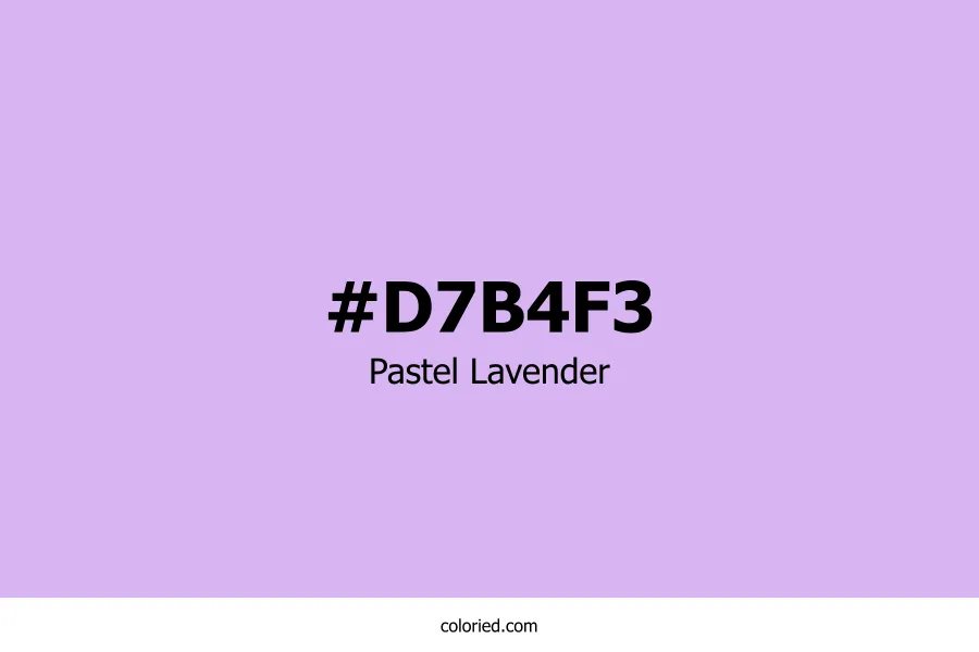 Pastel Lavender Color