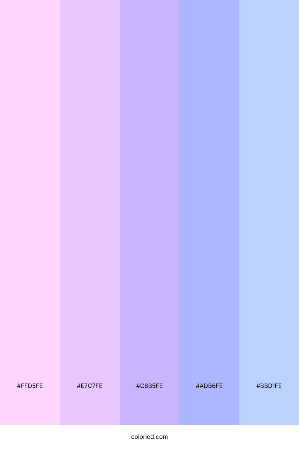 Pastel Lilac Sky Color Palette