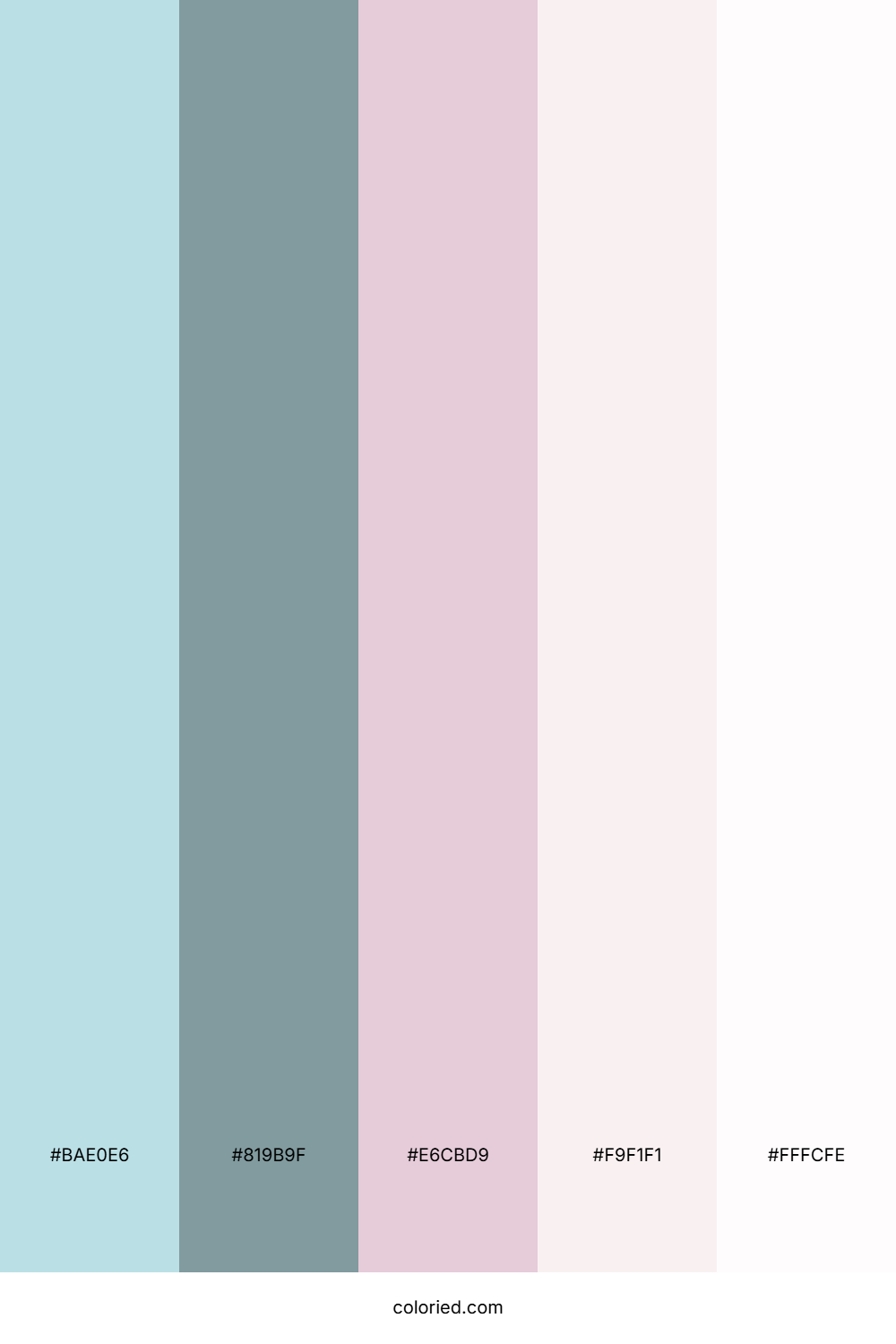 Pastel Mist Harmony Palette