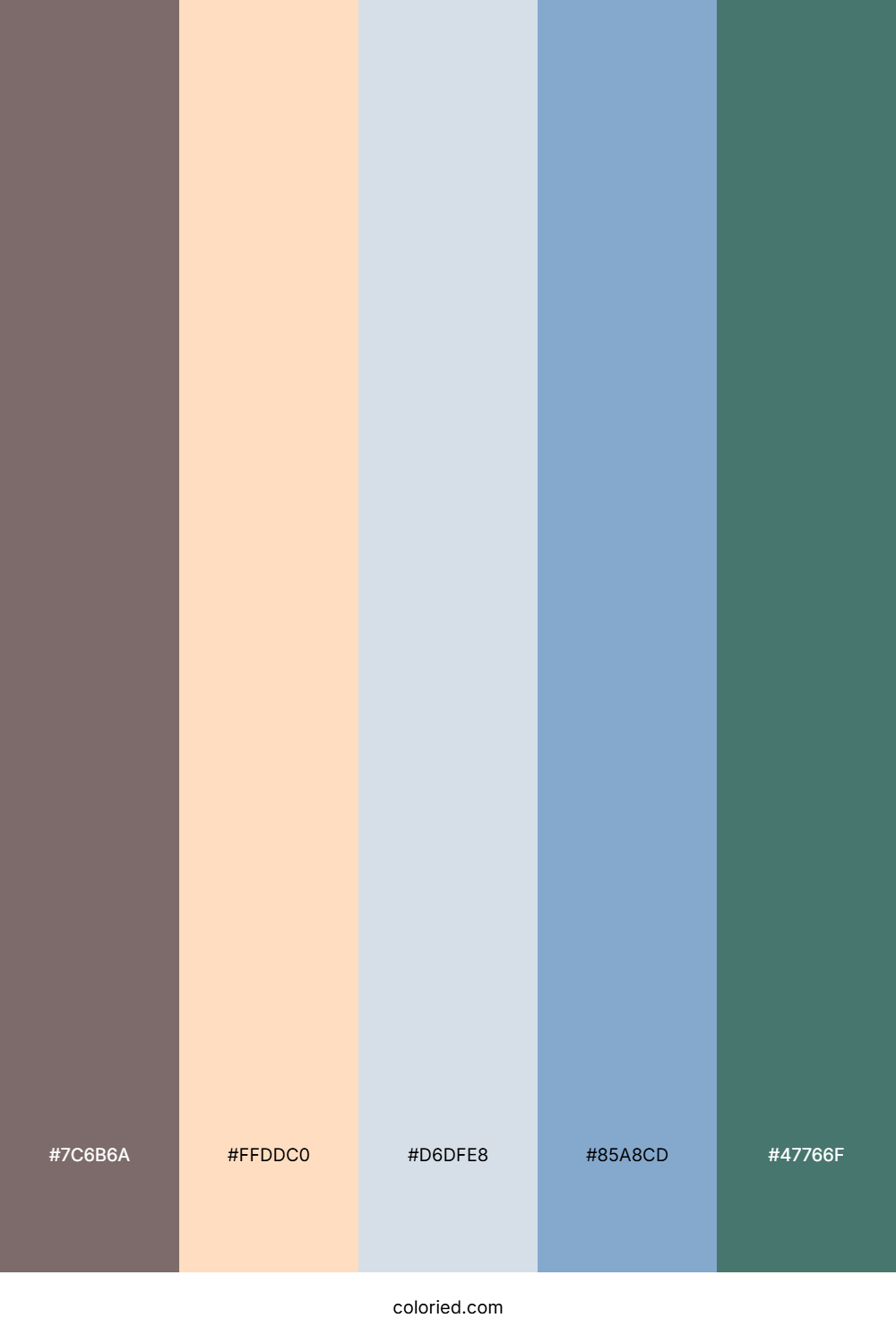 Pastel Ocean Drift Color Palette