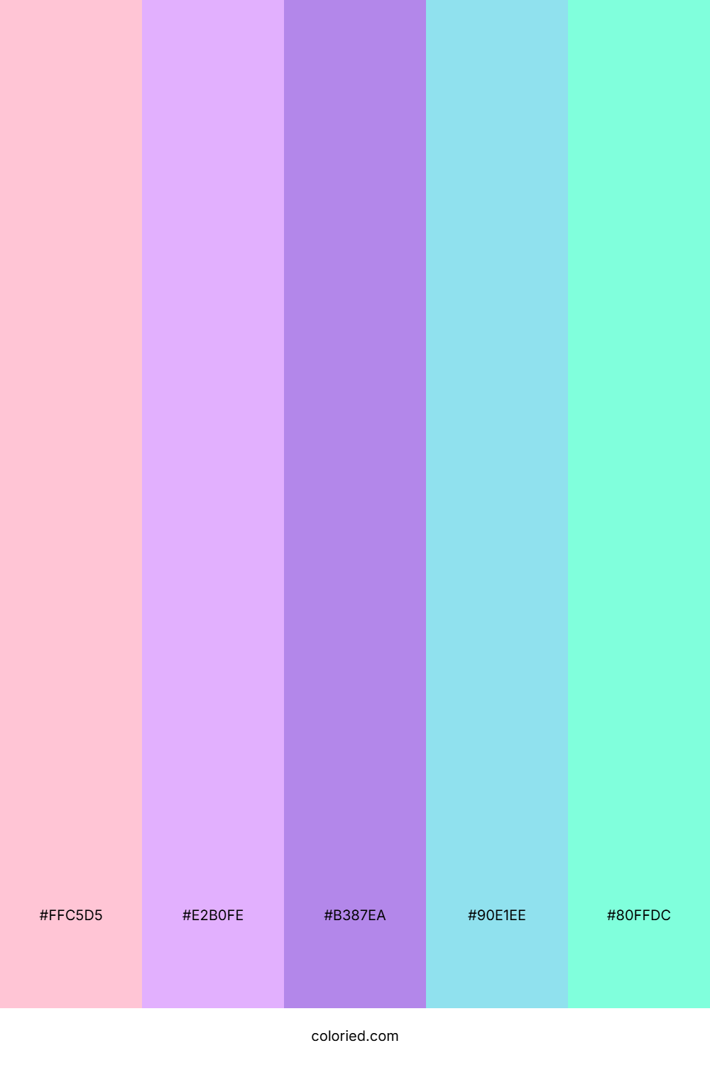 Pastel Orchid Breeze Palette