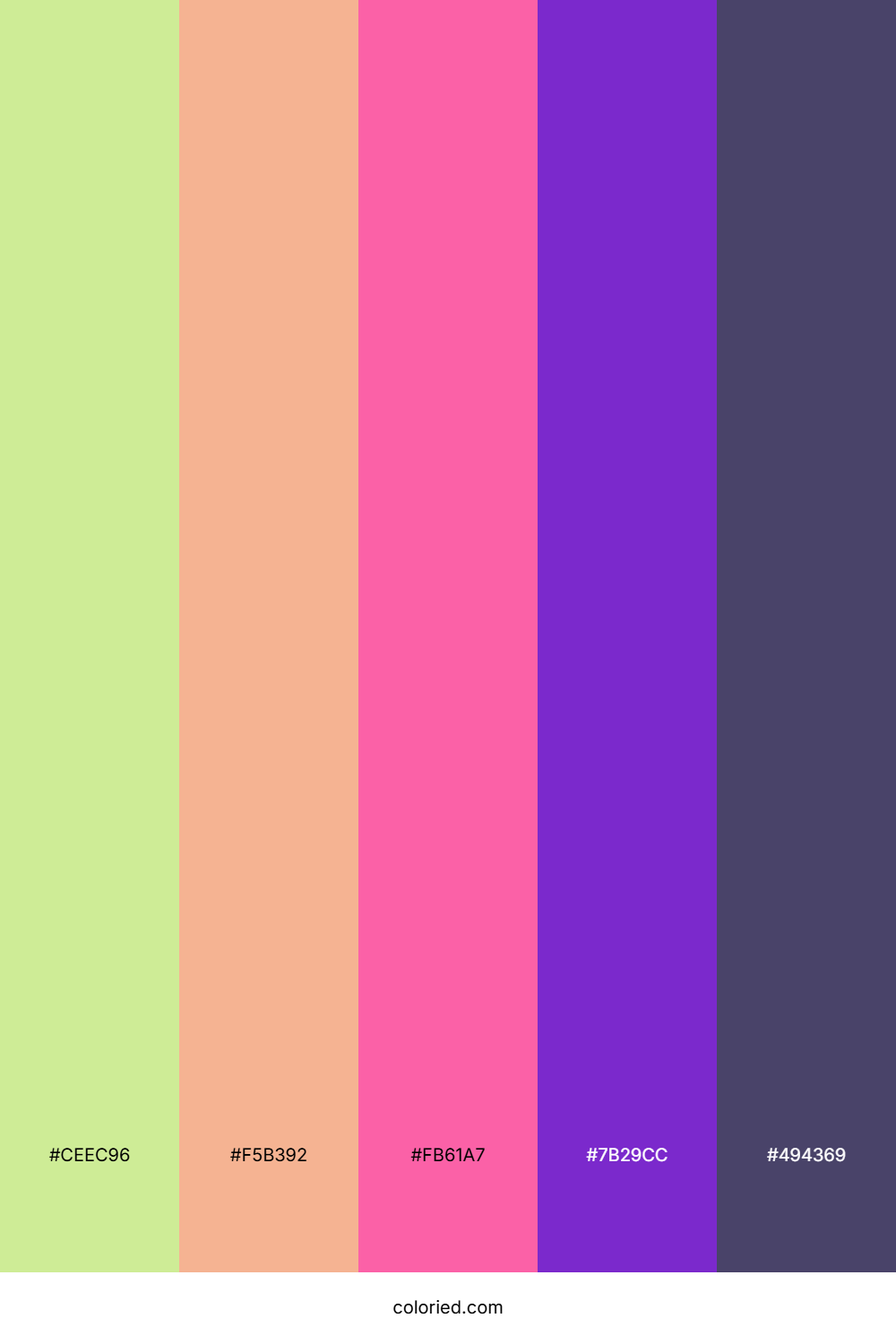 Pastel Prism Pop Color Palette
