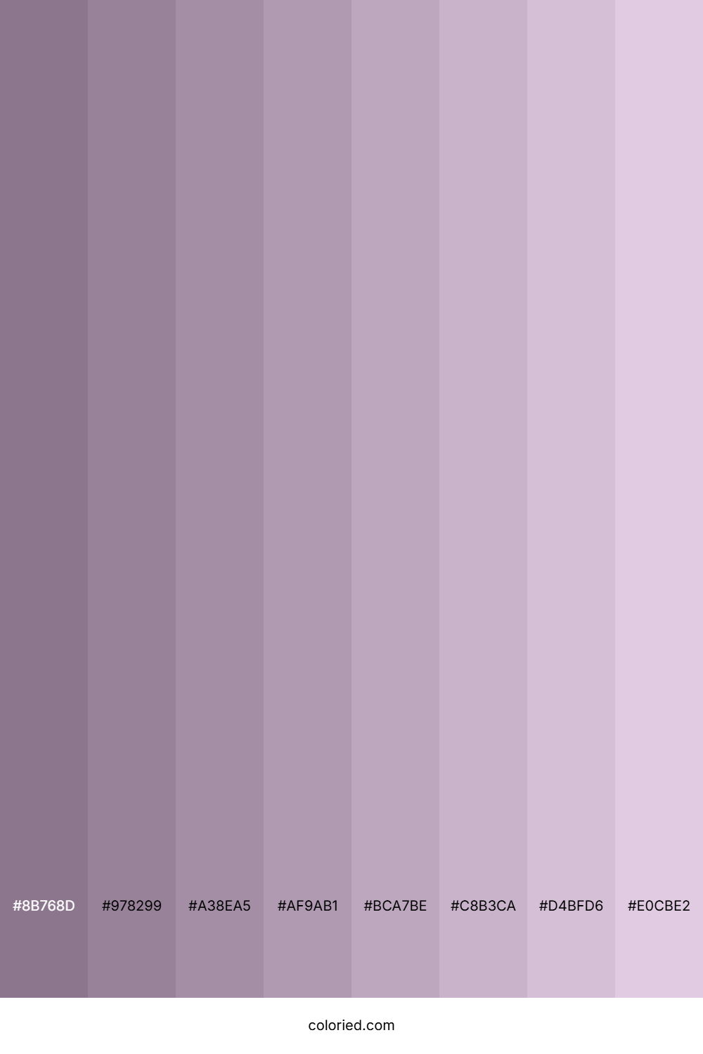 Pastel Purple Shades
