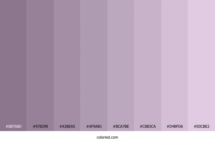 Pastel Purple Shades