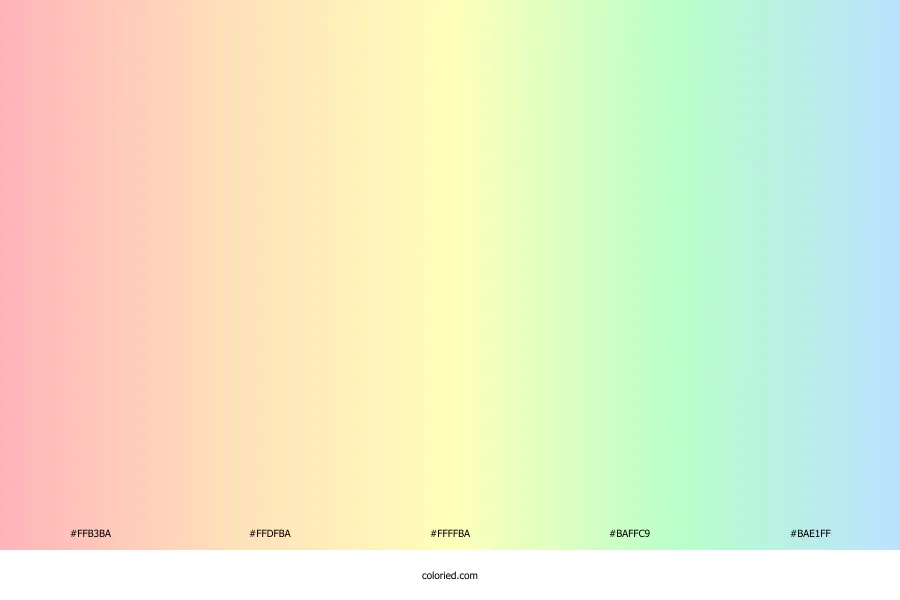 Pastel Rainbow Gradient