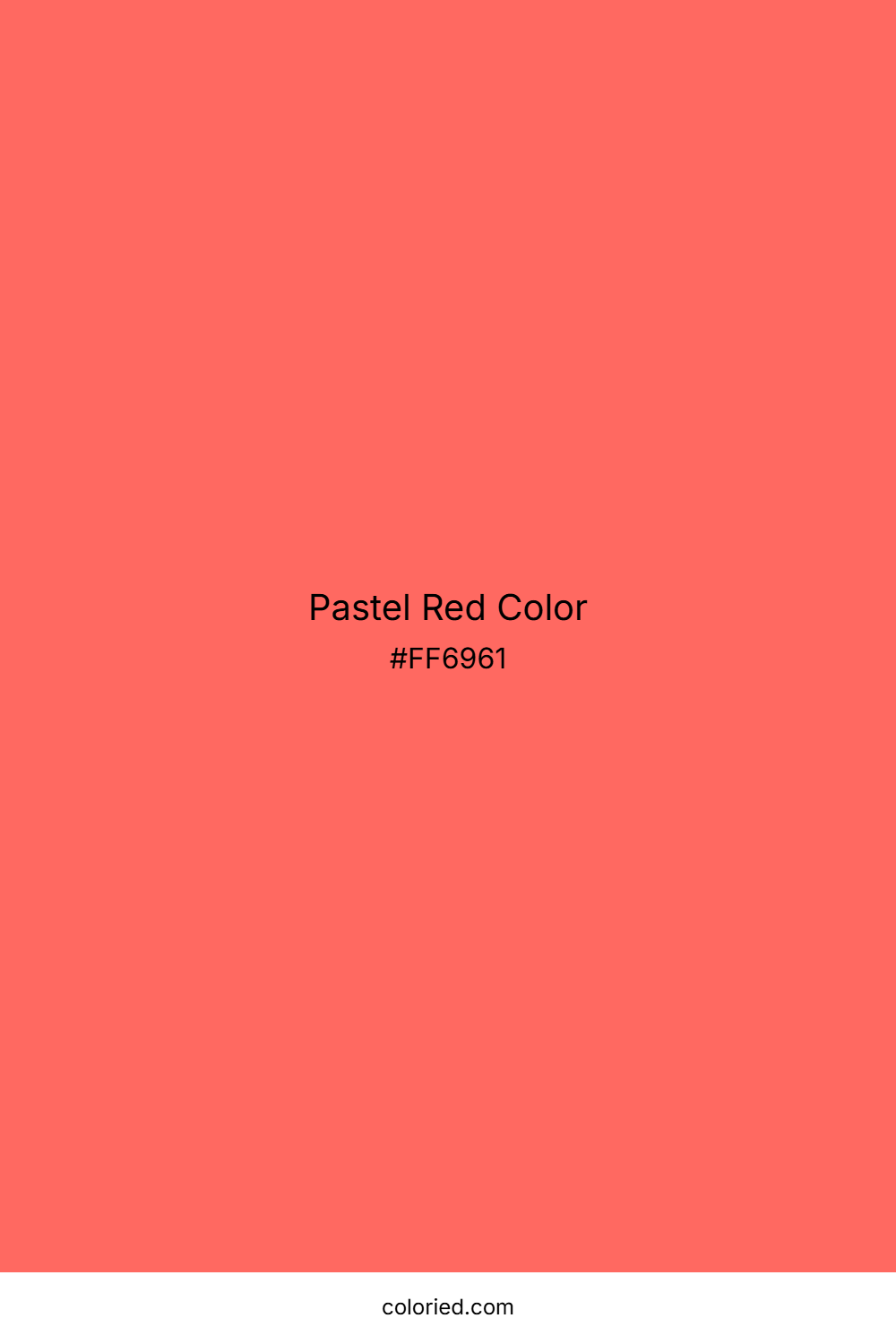 Pastel Red Color