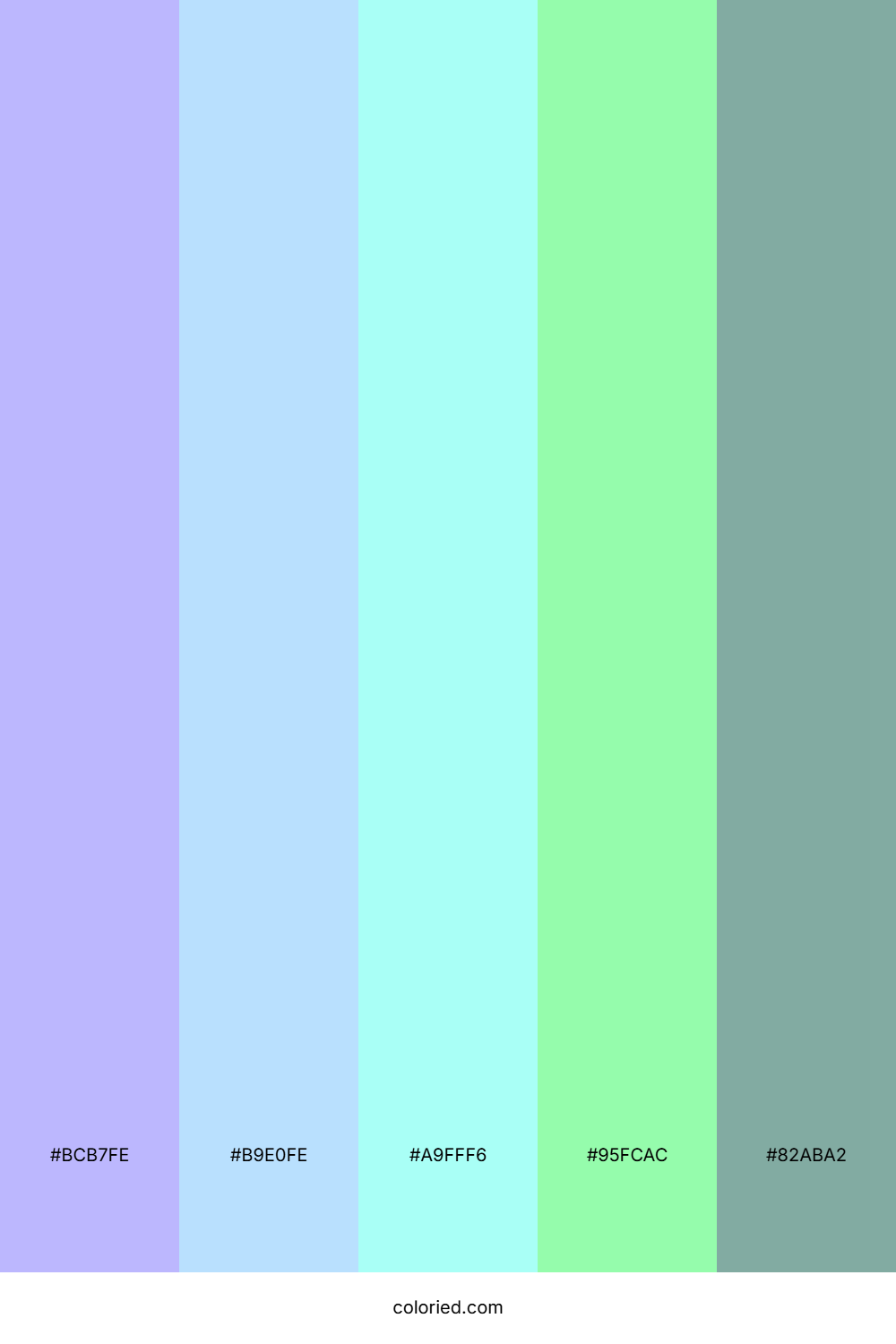 Pastel Reef Mist Color Palette