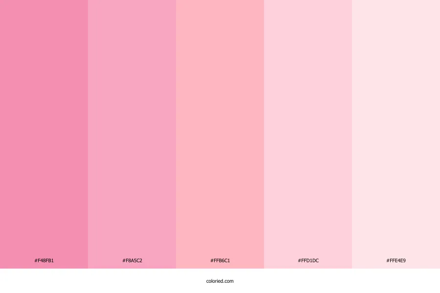 Pastel Rose Color Palette