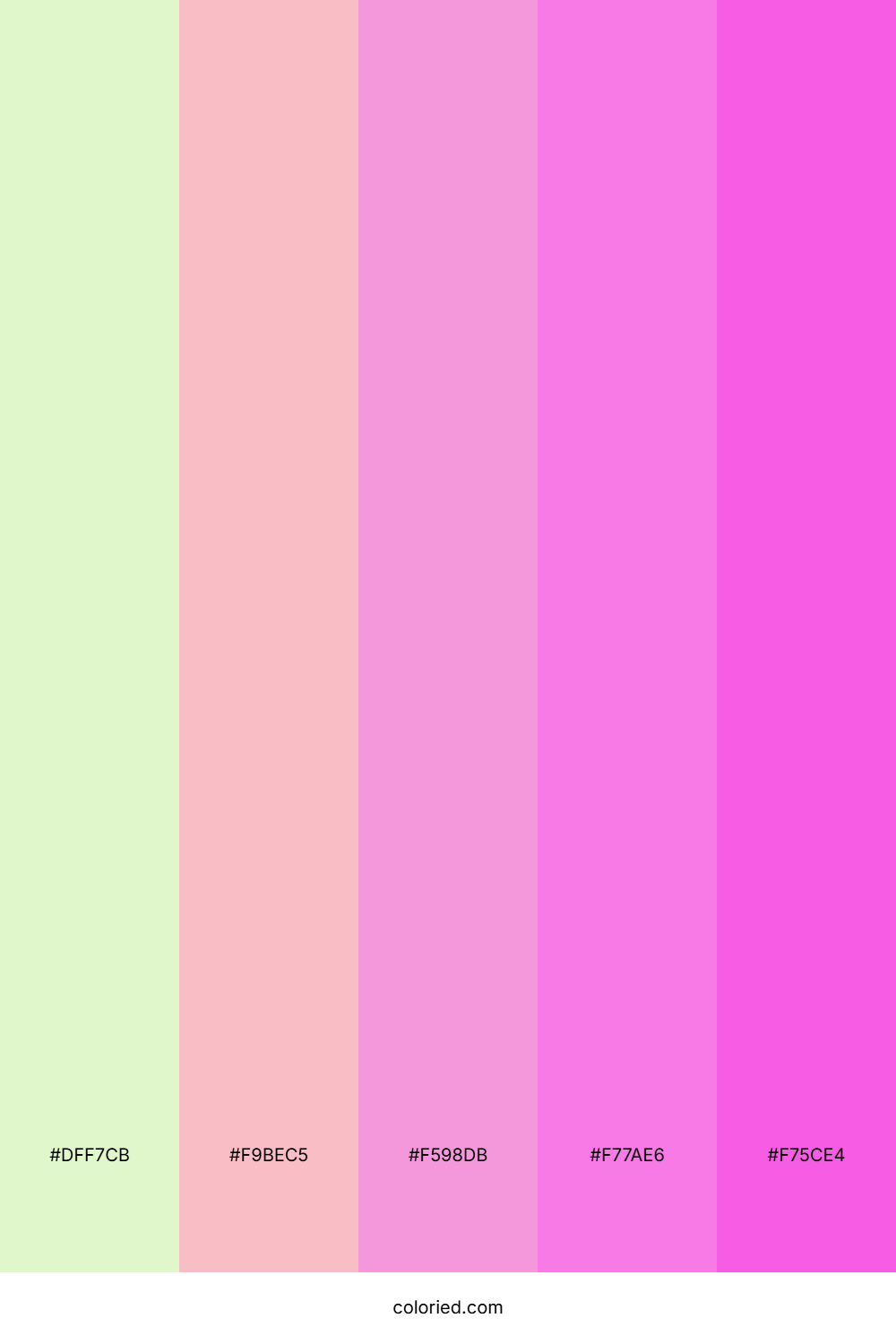 Pastel Rose Fantasy Color Palette