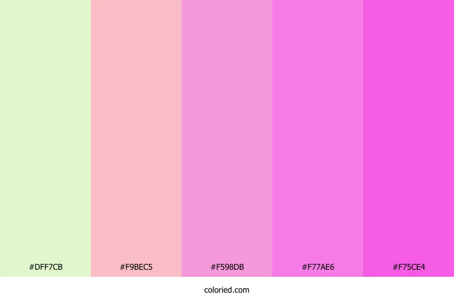 Pastel Rose Fantasy Color Palette