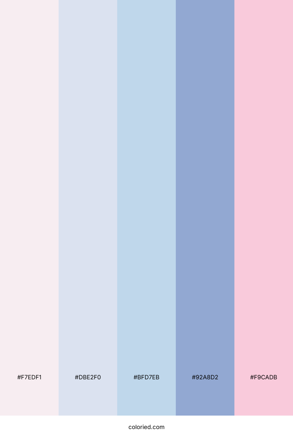 Pastel Rose Lagoon Color Palette