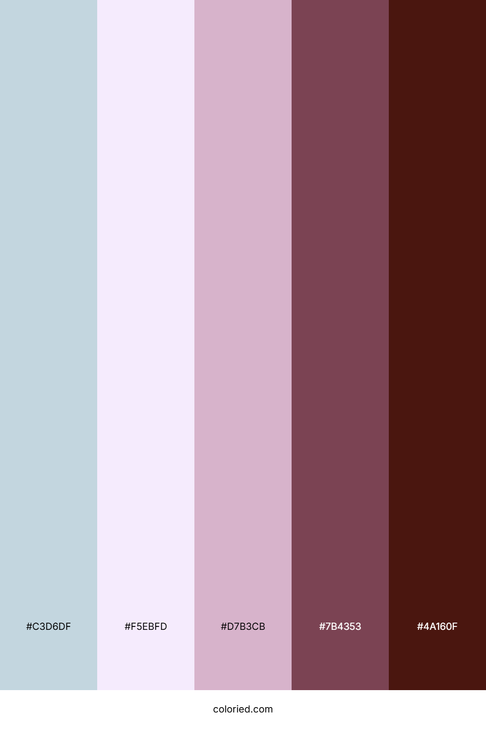 Pastel Rose Twilight Color Palette