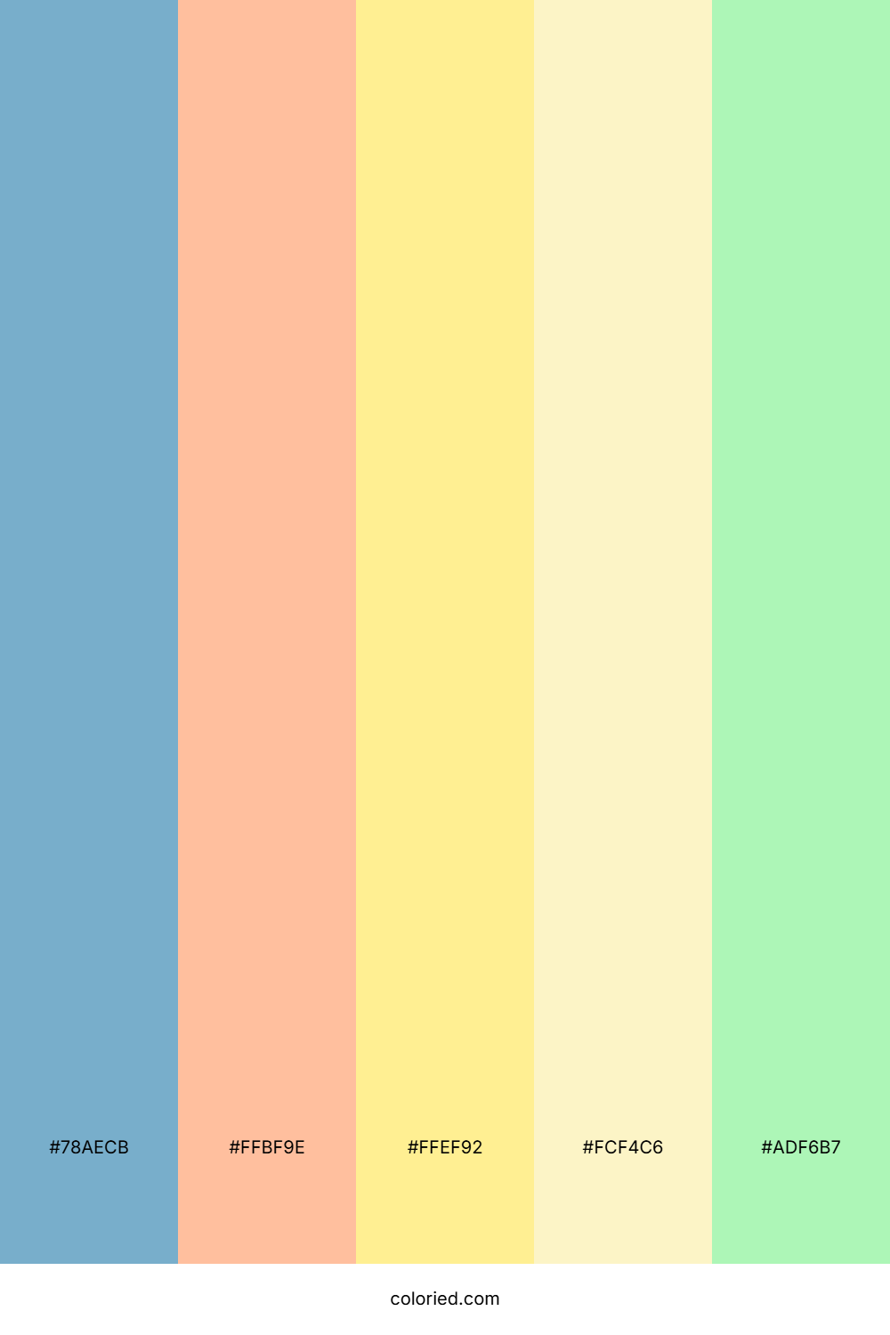 Pastel Sky Dawn Color Palette