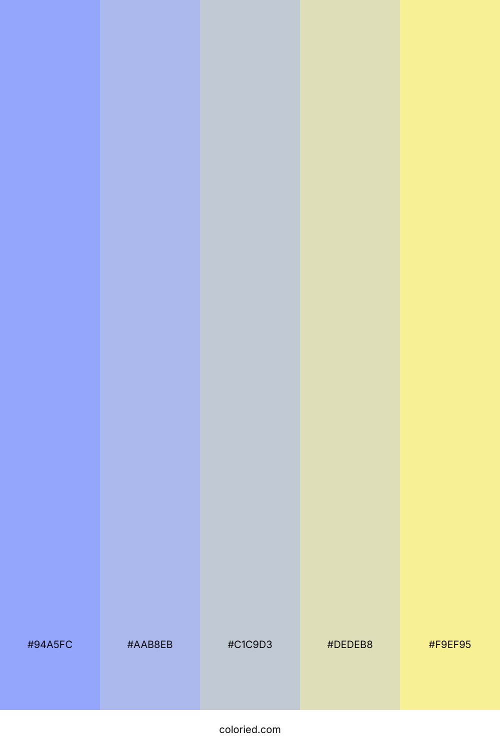 Pastel Sky Fog Palette