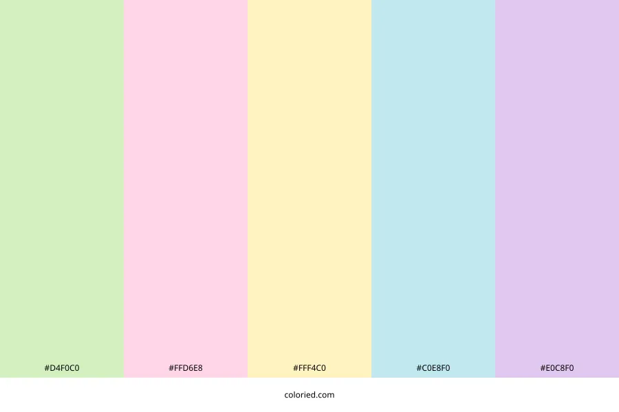 Pastel Spring Color Palette