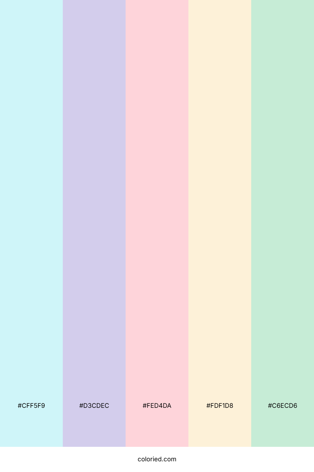 Pastel Spring Garden Color Palette