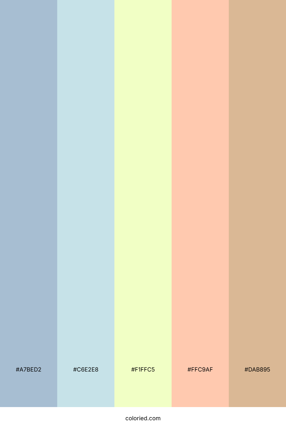Pastel Spring Harmony Color Palette