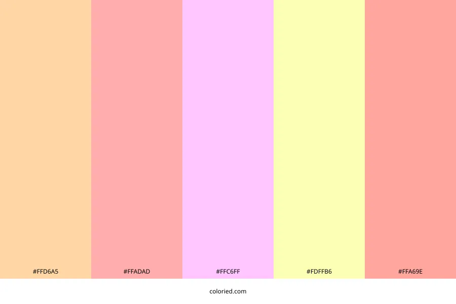Pastel Sunset Color Palette