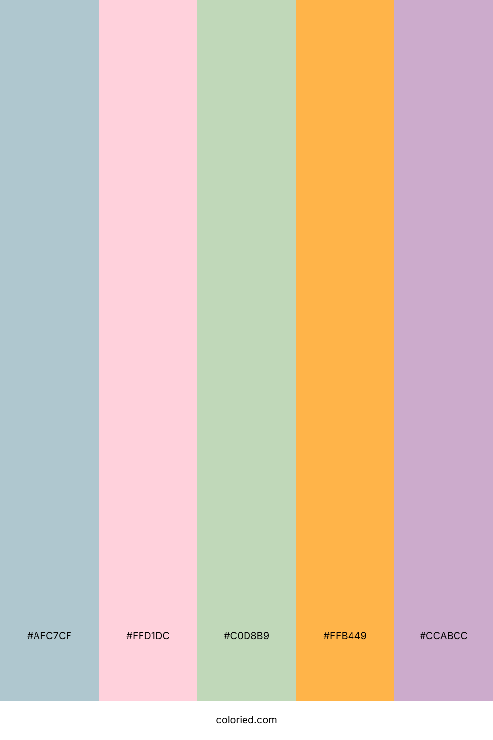Pastel tones Color Palette